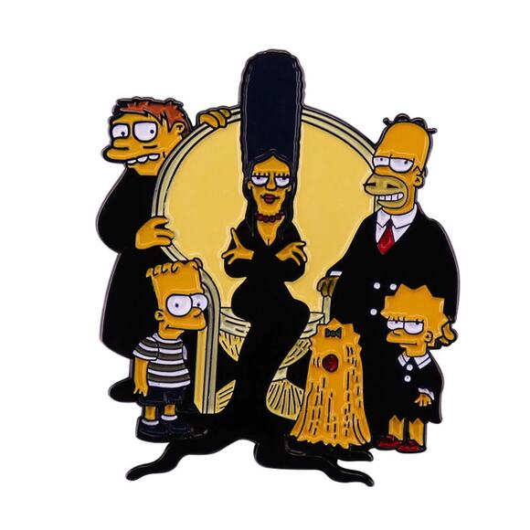 The Simpsons Addams Family Nickelodeon Enamel Pins 62 - Picture 1 of 3